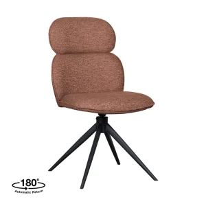LABEL51 Eetkamerstoel Finn – Terra – Boucle
