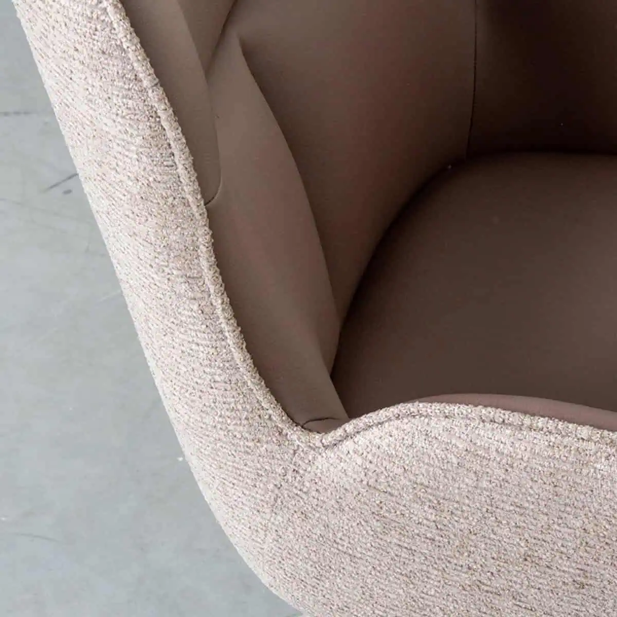 LABEL51 Eetkamerstoel Lasse – Bruin – Microfiber - Afbeelding 7