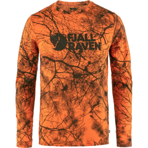 Fjällräven Värmland Wool LS M Orange Multi Camo