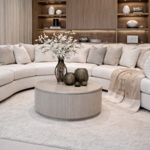 Ronde salontafel Puur beige eiken / T23-0304