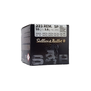 Sellier & Bellot SP 55gr .223 Rem (100 stuks)