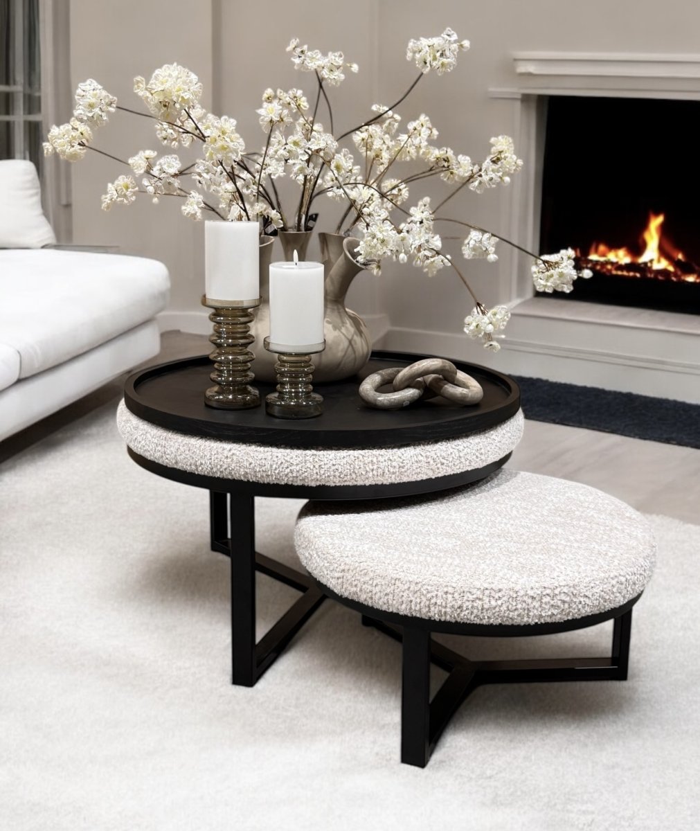 Salontafel Morgan zwart 60 cm (Be Lovely 11)
