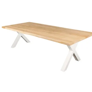 Eiken boomstam tafel