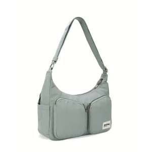 Hindbag schoudertas Emile mint – biologisch katoen