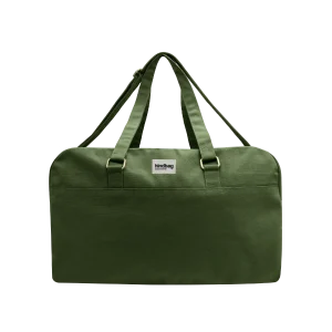 Hindbag weekendtas Yves olijfgroen – biologisch katoen