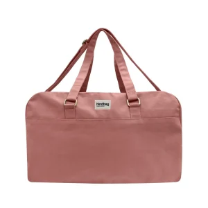 Hindbag weekendtas Yves roze – biologisch katoen