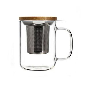 Theeglas met filter