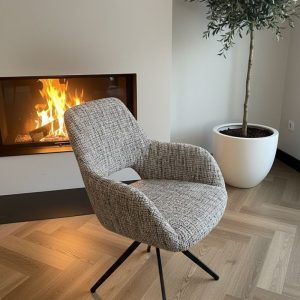 Eetkamerstoel Paris Be Trendy 01 / Moon anodic brown / draaibaar