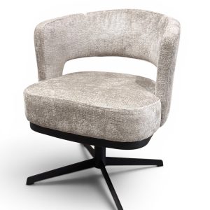 Armleuning eetkamerstoel Bruce Perfect harmony 04 / Draaifunctie /  zwart frame
