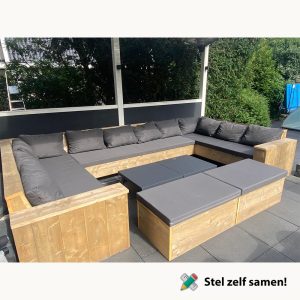 U-vorm loungeset