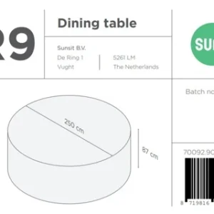 Suns | Beschermhoes voor Tuinset | R9