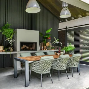 Tuintafel Rialto | Teak Top | 213/269x100 |