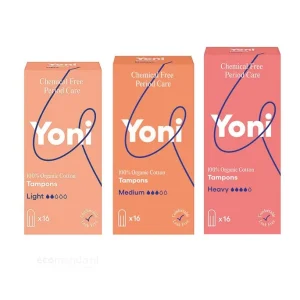 Yoni Tampons van biokatoen